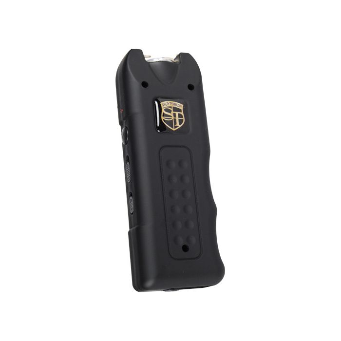 MultiGuard Stun Gun, Alarm, and Flashlight with Built in Charger Black