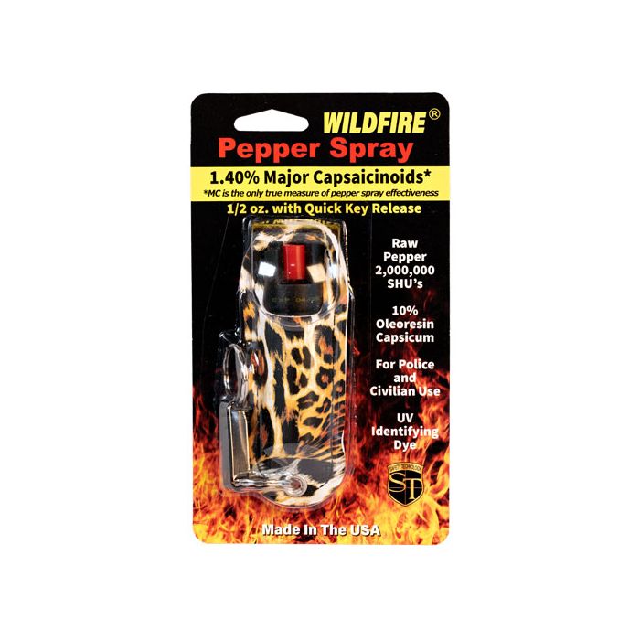 WildFire 1.4% MC 1/2 oz Halo Holster Leopard Black/Orange